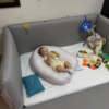 Combo for bumper bed and bean bag set