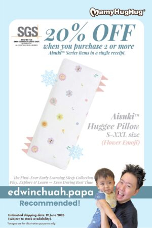 Mamyhughug Aisuki Huggee Pillow【Emoji Flower Series】