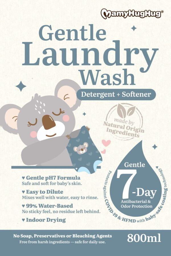 Mamyhughug Gentle Laundry Wash (Detergent + Softener)